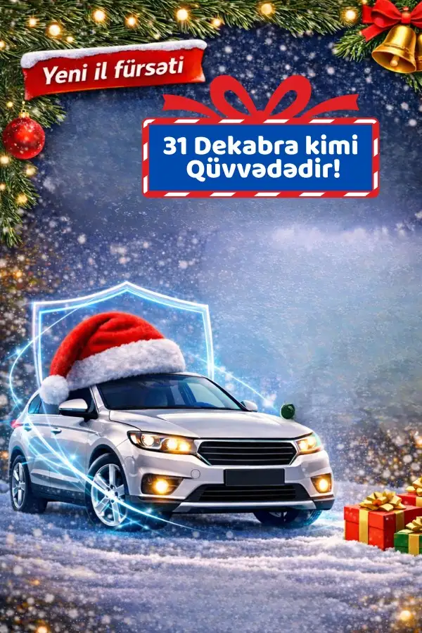 New Year offer on Kasko car insurance – 20% discount with official service coverage and installment payment option